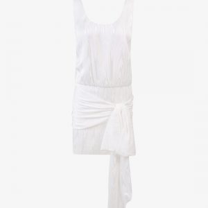 Viscose dress with all-over print
