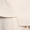 Viscose blend trouser with frontal panels with metal hooks — изображение 3