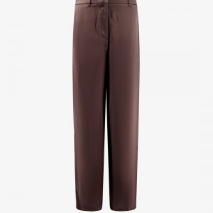 Silk wide trouser