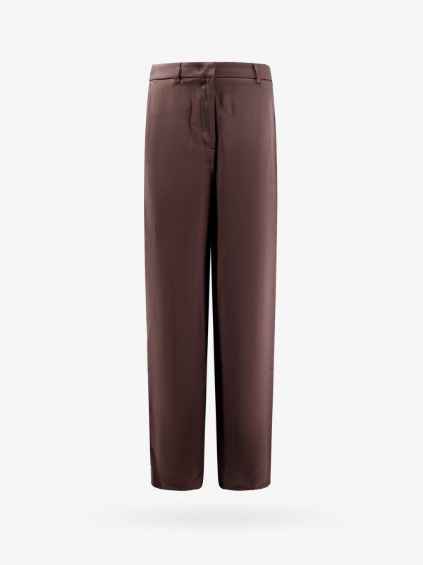 Silk wide trouser