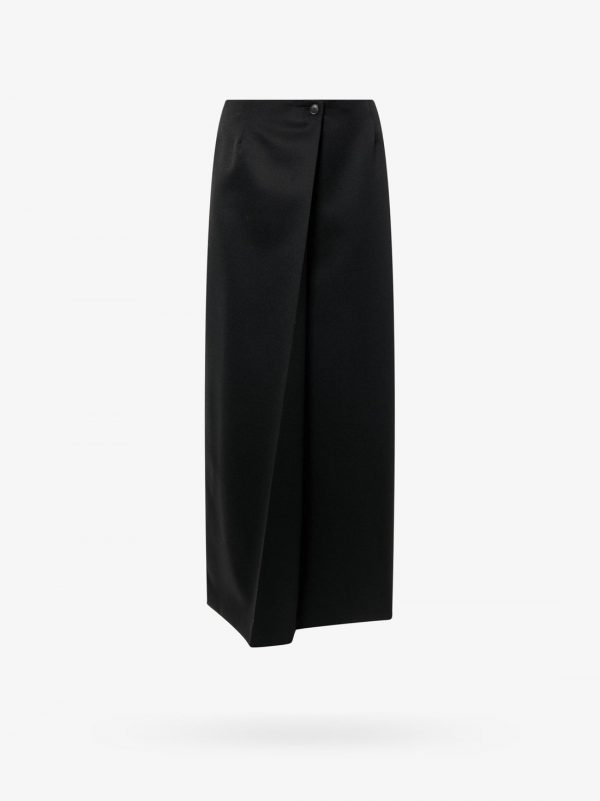 Wool and mohair long skirt