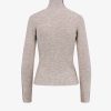 Alpaca blend sweater with metal buttons — изображение 2