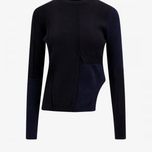 Viscose and cotton sweater