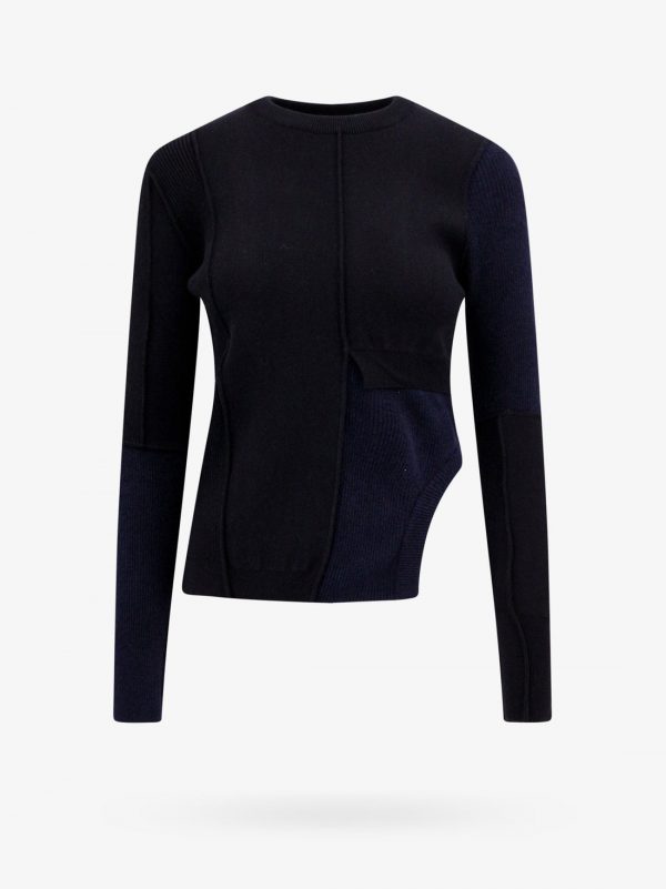 Viscose and cotton sweater