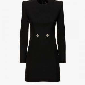 Virgin wool mini dress