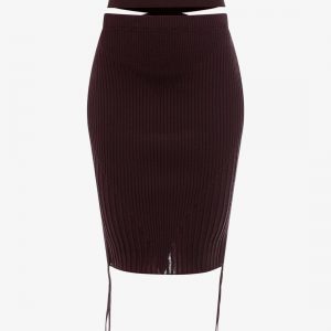 Viscose blend skirt