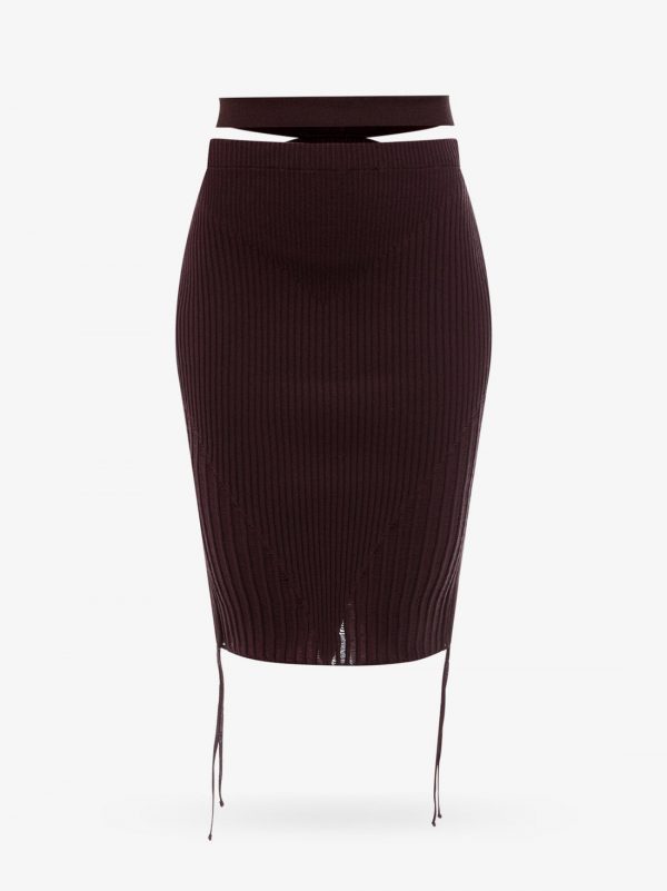 Viscose blend skirt