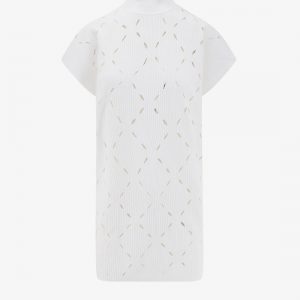 Viscose top with logo patch