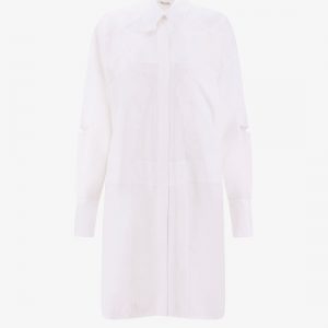 Silk chemisier dress