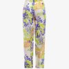 Viscose trouser with versace orchid print — изображение 2