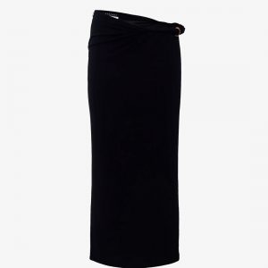 Viscose skirt with torchon