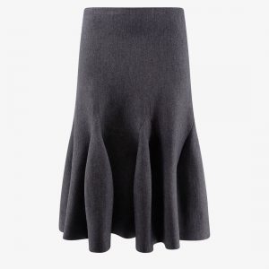Virgin wool blend skirt