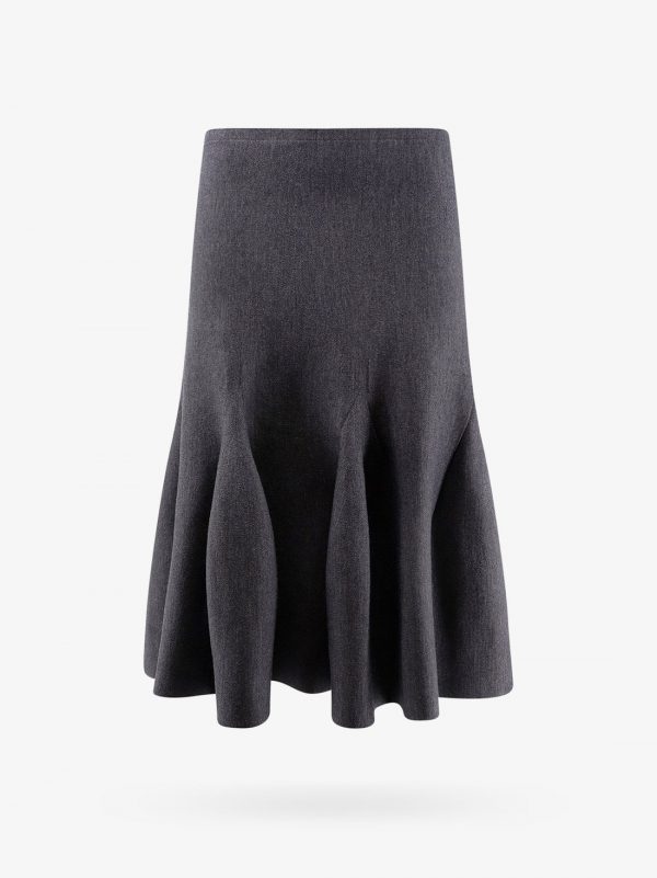 Virgin wool blend skirt