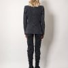 Black denim trouser with knot details — изображение 3