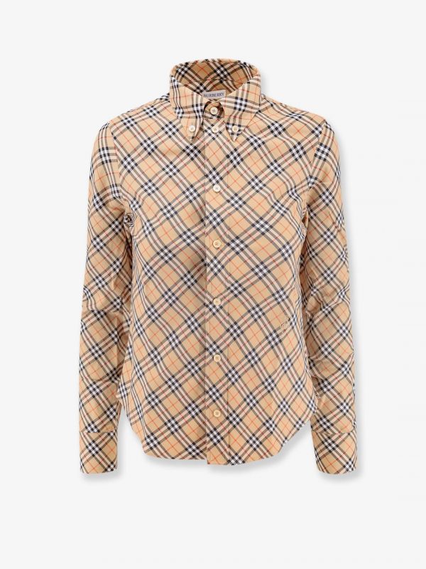 Traditional check organic cotton t-shirt