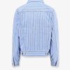 Striped cotton jacket with triomphe buttons — изображение 2