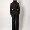 Virgin wool blazer with satin profiles — изображение 3