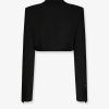 Virgin wool blazer with satin profiles — изображение 5