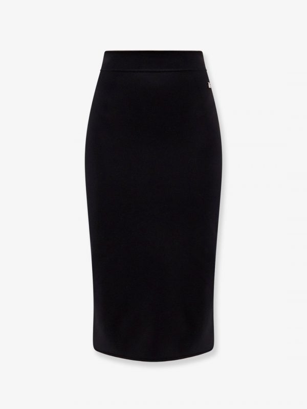 Viscose blend longuette skirt