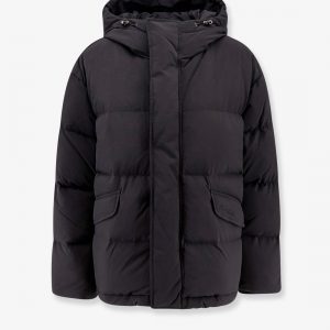 Unisex goose down jacket with hood