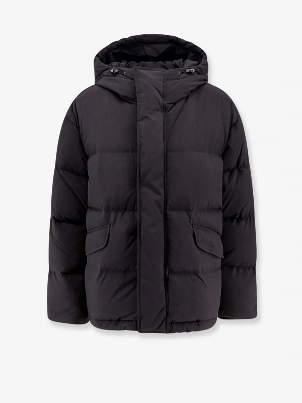 Unisex goose down jacket with hood