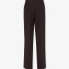 Virgin wool trousers with metal ff details — изображение 4