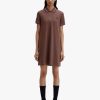 Stretch cotton polo dress with contrasting profiles — изображение 2