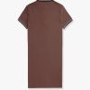Stretch cotton polo dress with contrasting profiles — изображение 5