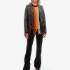 Slim fit Destiny lived-in effect leather biker — изображение 2