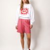 Wool shorts with frontal logo — изображение 2