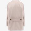 Berta cashmere peacoat with gold metal buttons — изображение 2