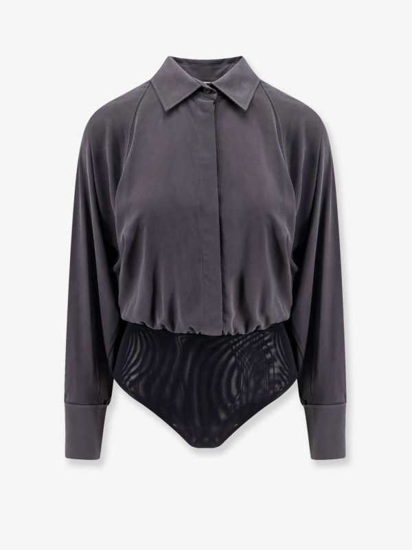 Tempo silk shirt with body detail
