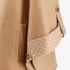 Virgin wool and cashmere cape wih pockets on the front — изображение 3