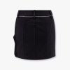 6 moncler willow smith cotton skirt with metal profile — изображение 4