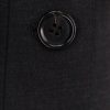 Wool blend dress with slits and buttons — изображение 3
