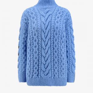 Bicolor alpaca blend sweater