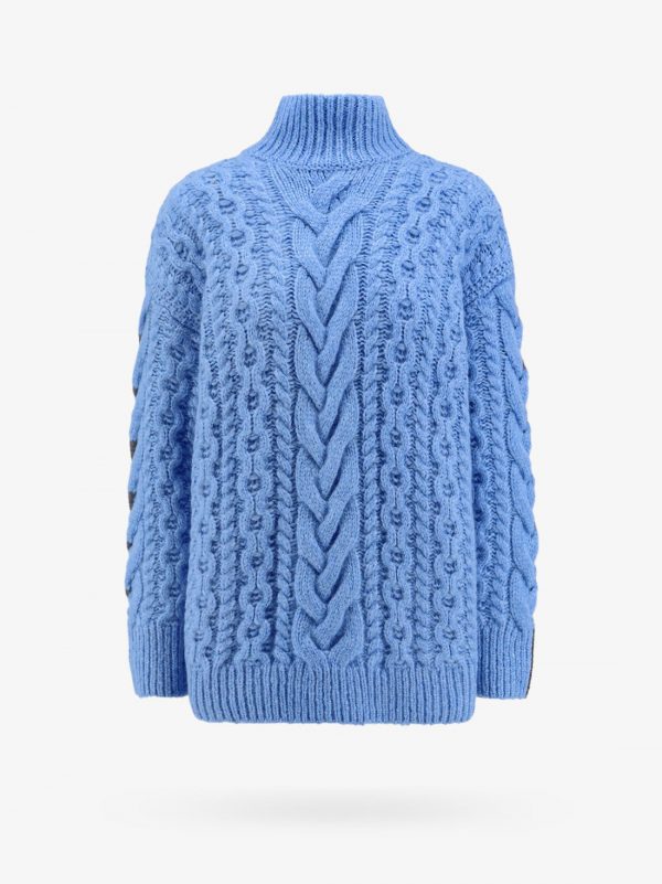 Bicolor alpaca blend sweater