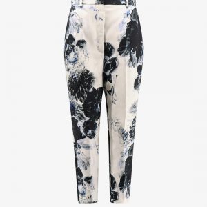 Viscose trouser with floral print