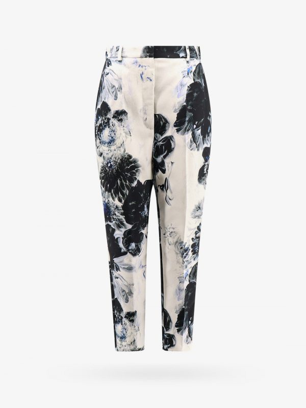 Viscose trouser with floral print