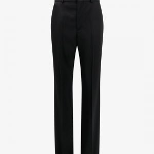 Slim fit wool trouser