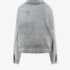 Off-shoulder denim jacket — изображение 6