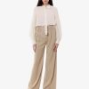 Virgin wool shirt with frontal bow — изображение 2
