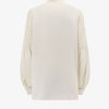 Virgin wool shirt with frontal bow — изображение 6