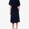 Silk dress with frontal drapery — изображение 4