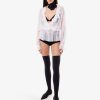 Silk shirt with rouches — изображение 2