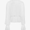 Silk shirt with rouches — изображение 6
