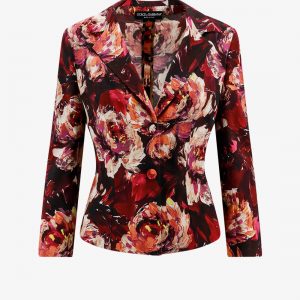 Cady blazer with peonie flower print