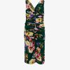 Stretch silk dress with floral print — изображение 2