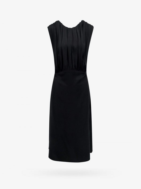 Sleeveless satin dress