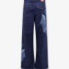 Tailored jeans with kenzo rose print — изображение 2